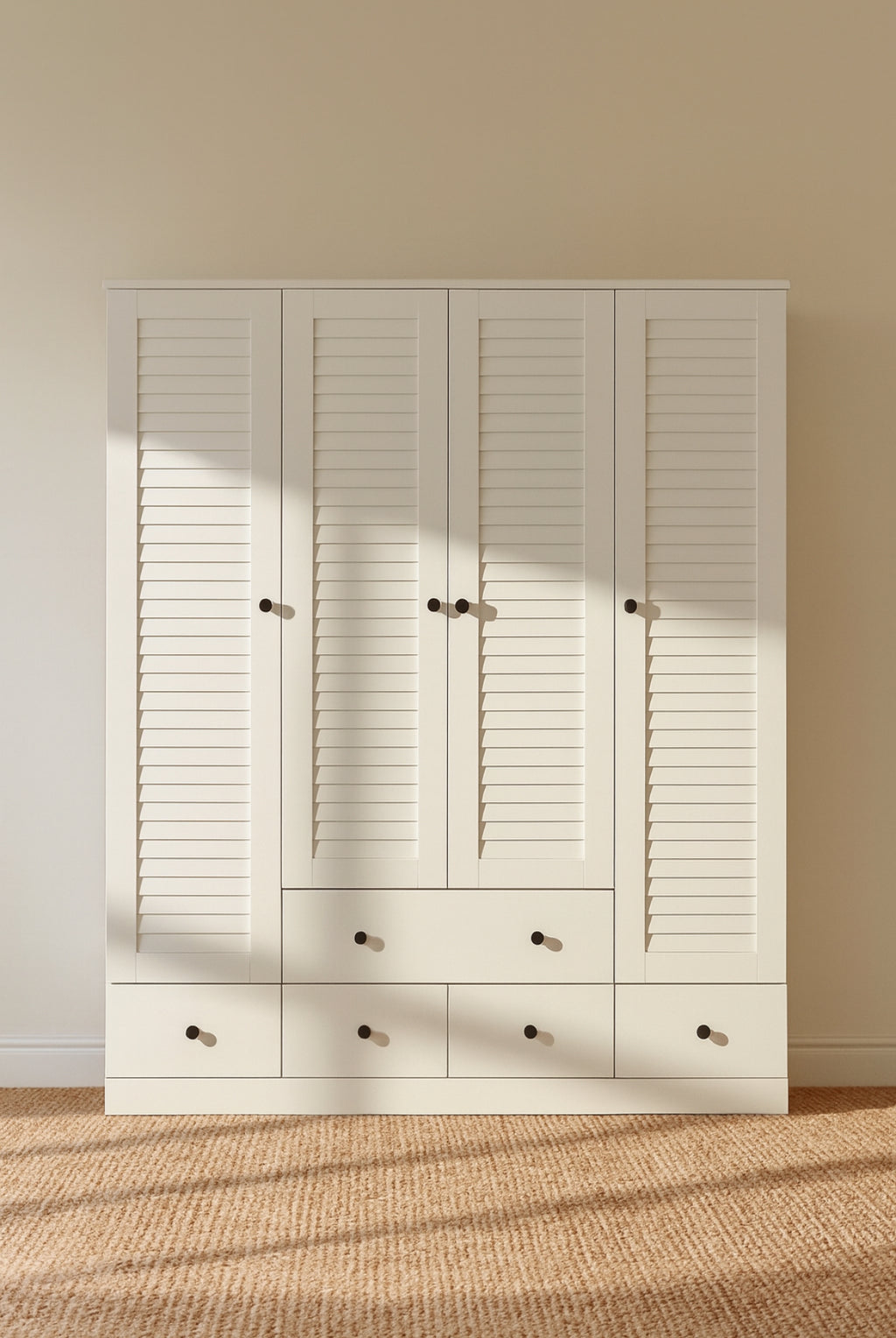 59” Double Wardrobe w/ 5
Drawers