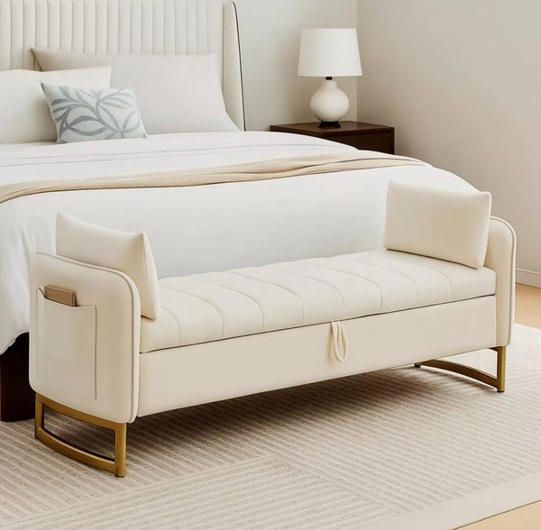 66" King-Size Storage Bench