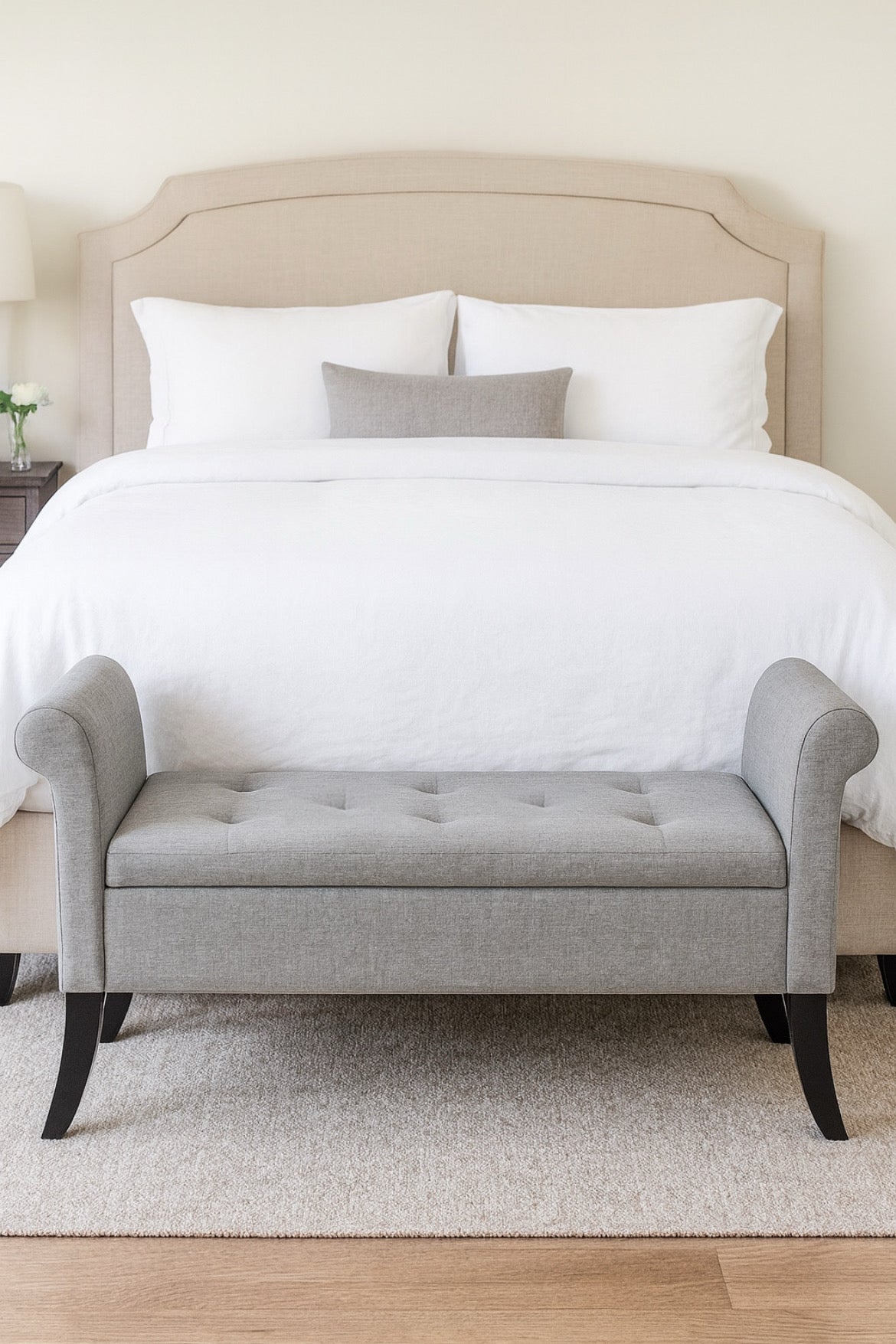 52” Tufted Storage Bench