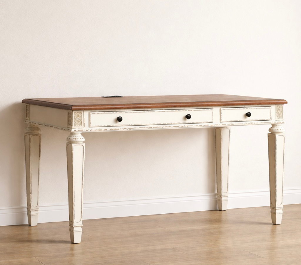 60” Writing Desk w/ Power Outlets