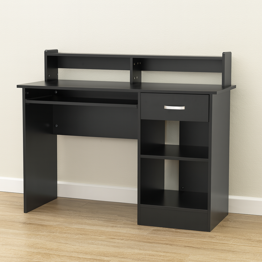 41” Office Desk w/ Drawer & Keyboard Tray