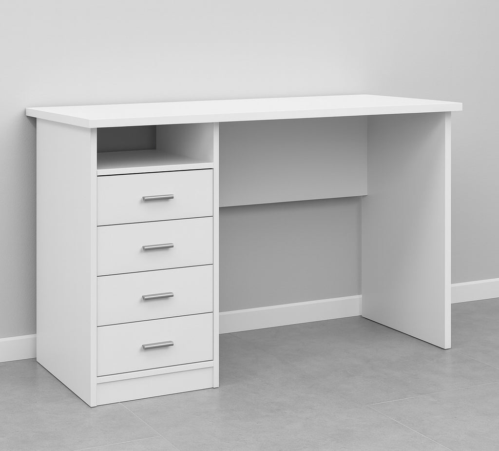 43” 4-Drawer Office Desk w/ Storage