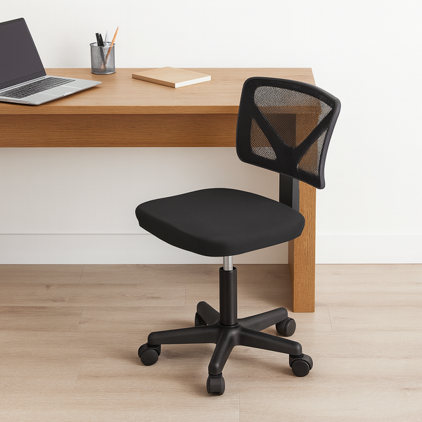 Mesh Armless Office Chair w/ Lumbar Support