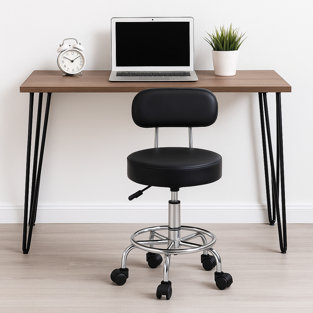 Adjustable Office Rolling Stool