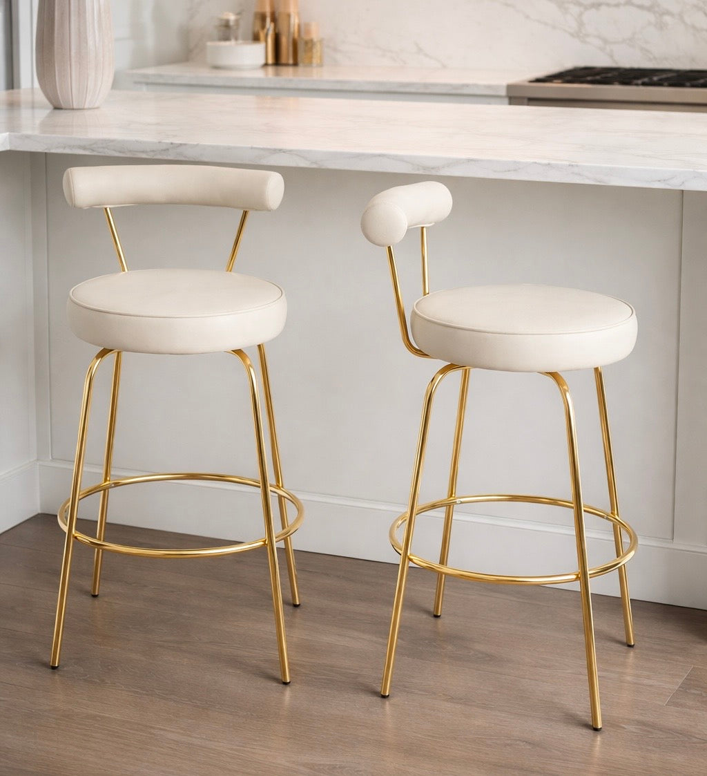 25.5” Modern Counter Stools (Set of 2)