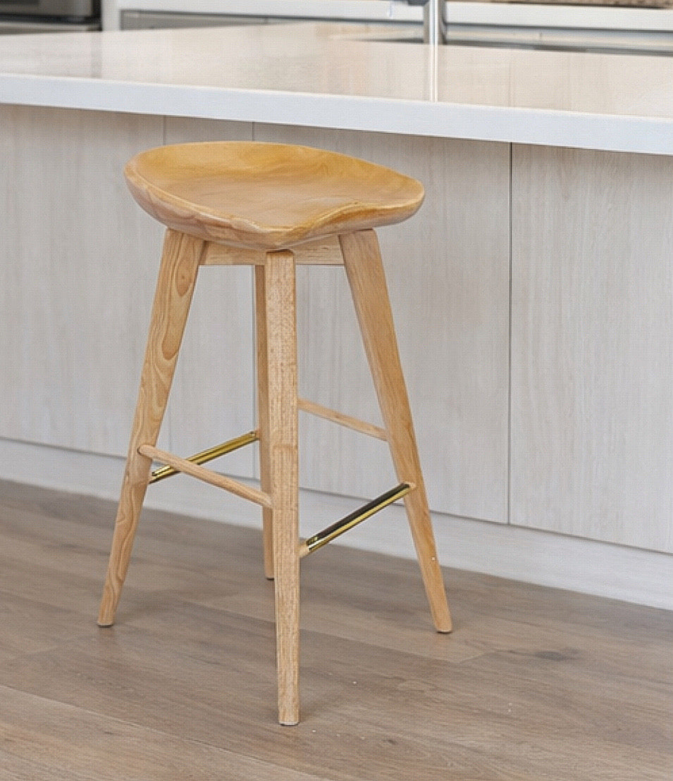 Solid Wood Counter Stool