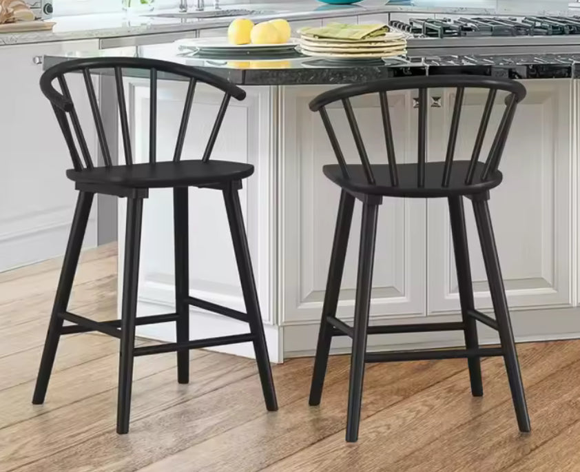 Mid Century Modern Farmhouse-Style Counter Stools