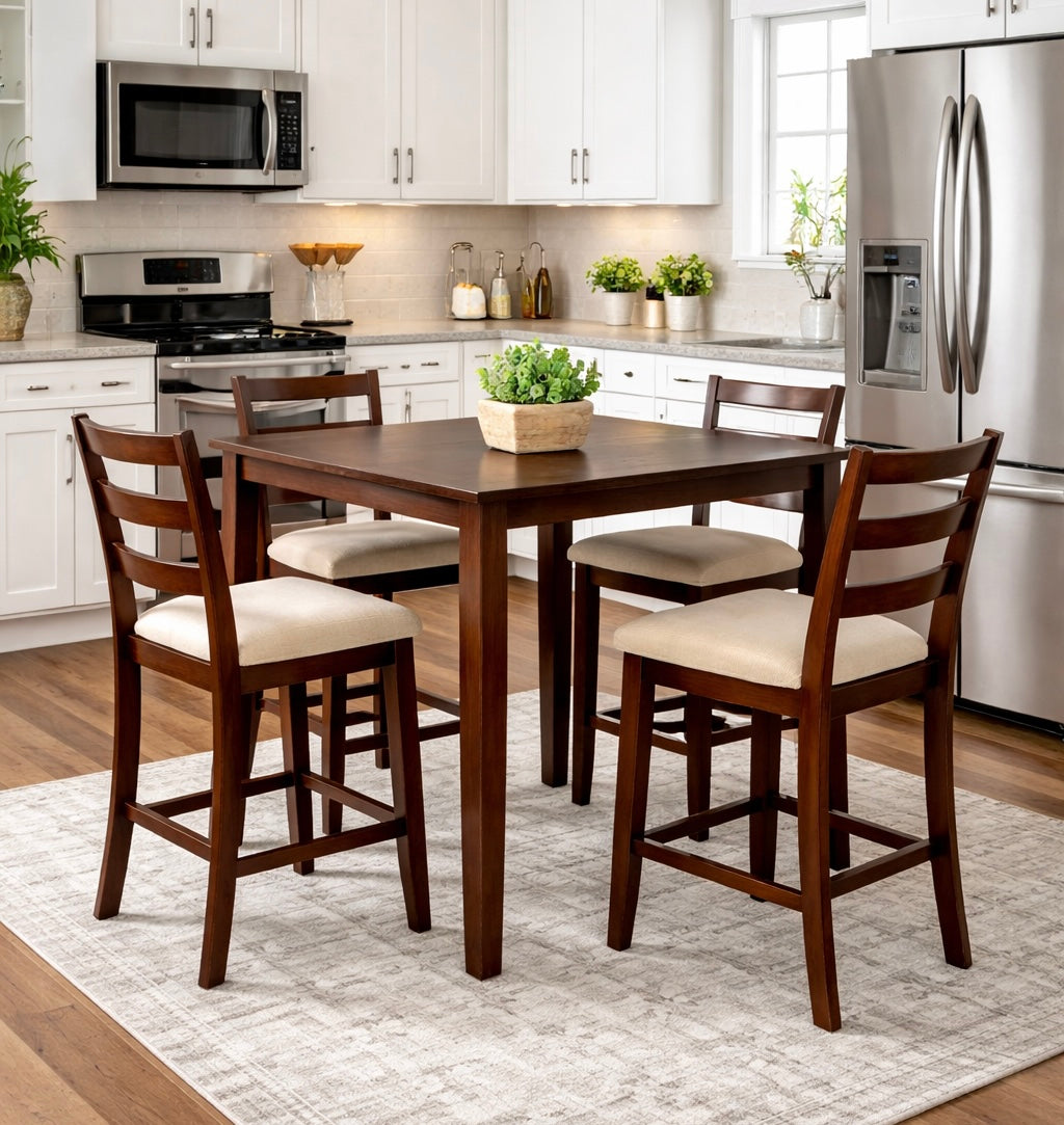 5-Piece Counter Height Dining Set