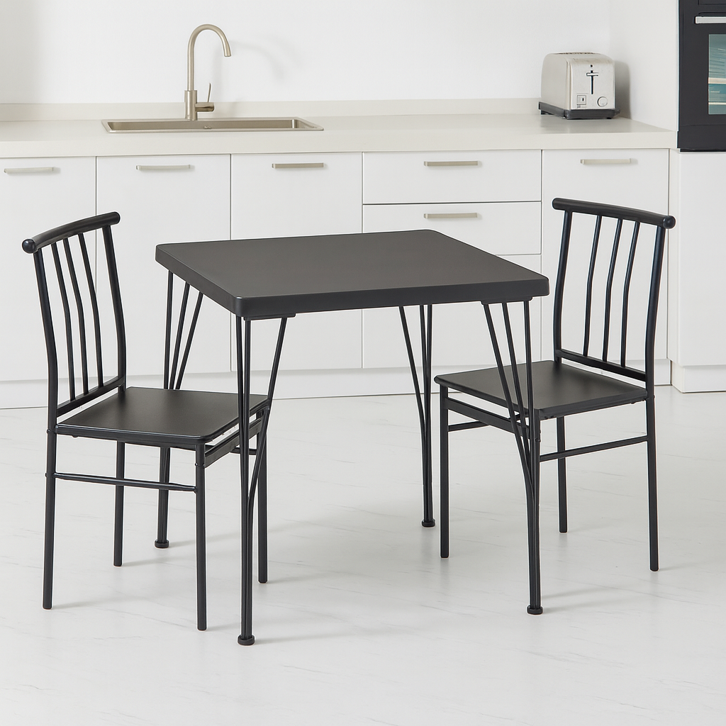 Modern 3-Piece Square Dining Set