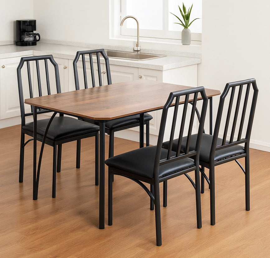 Dining Table Set w/ Cushion Seats