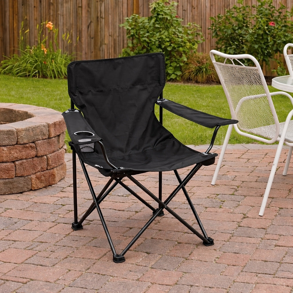 Folding Chair w/ Cup Holder