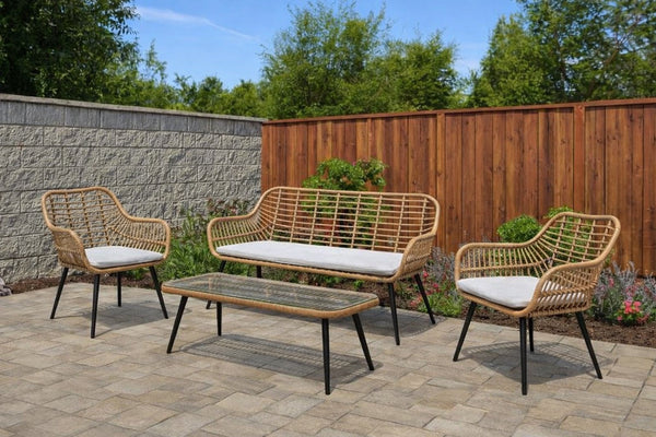 5-Piece Boho Patio Seating Set