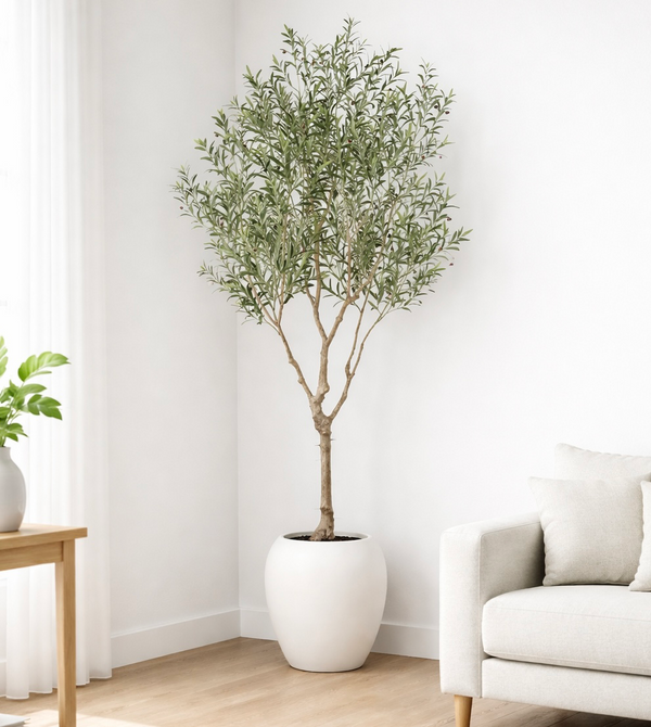 18” Tall Faux Olive Tree