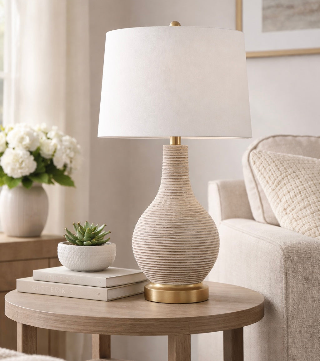 Resin Table Lamp (Set of 2)