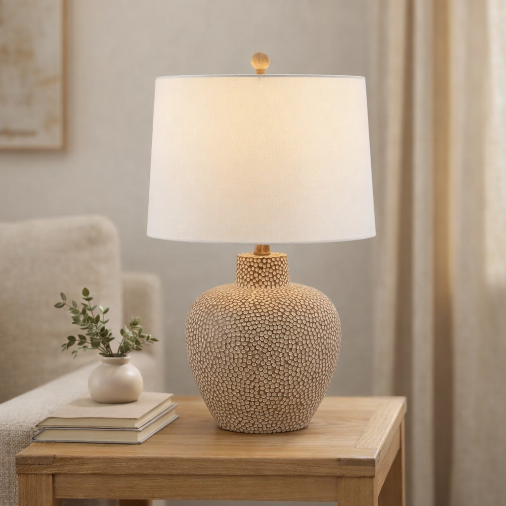 Exotic Resin Table Lamp