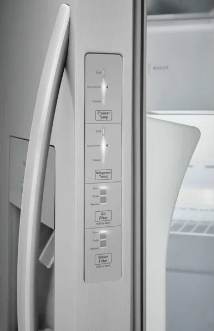 Frigidaire 36” 26 Cubic Feet Side by Side Refrigerator