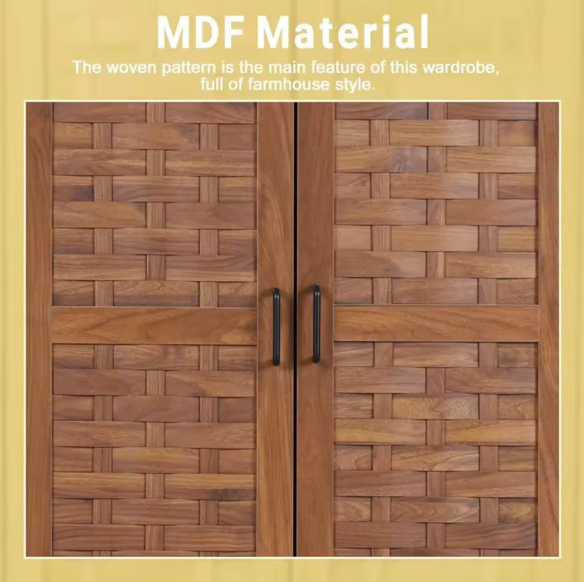 31” Woven Armoire