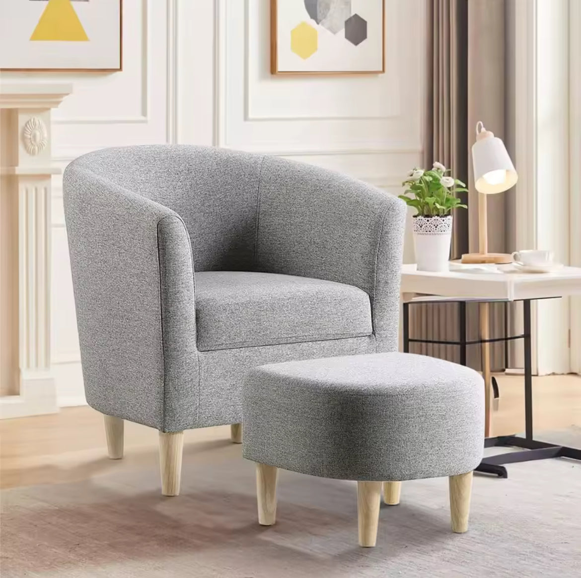 Ottoman Comfy Armchair