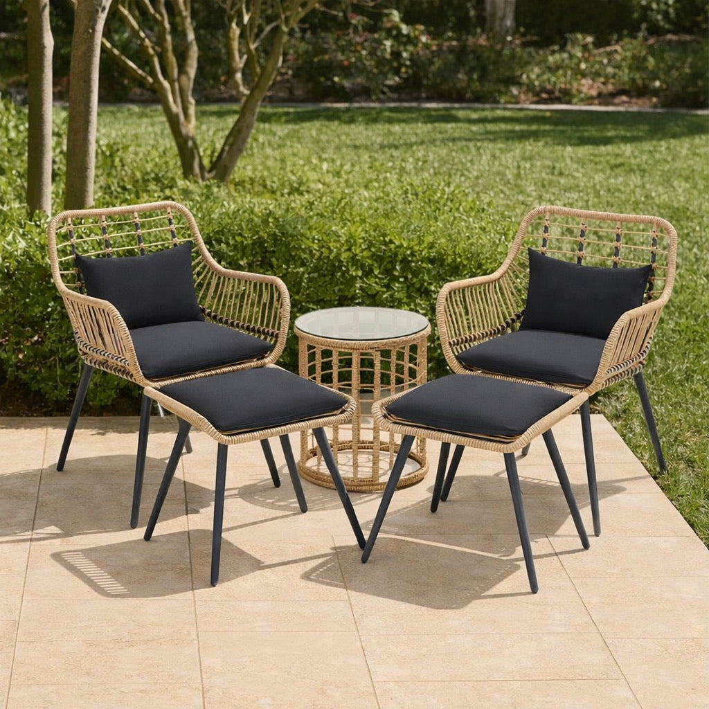 Outdoor Armchair Set w/ Cushions