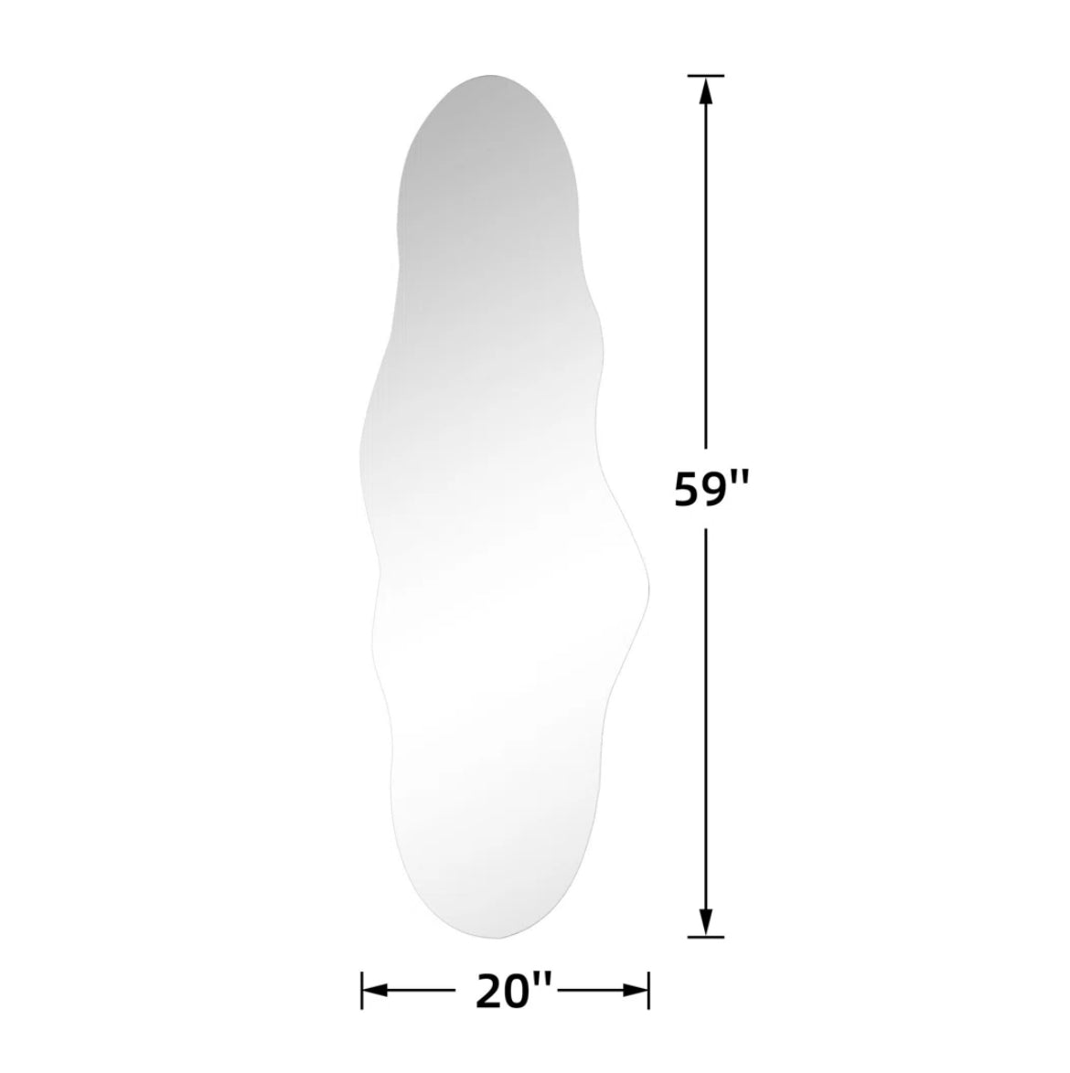 Asymmetrical Wall Mirror