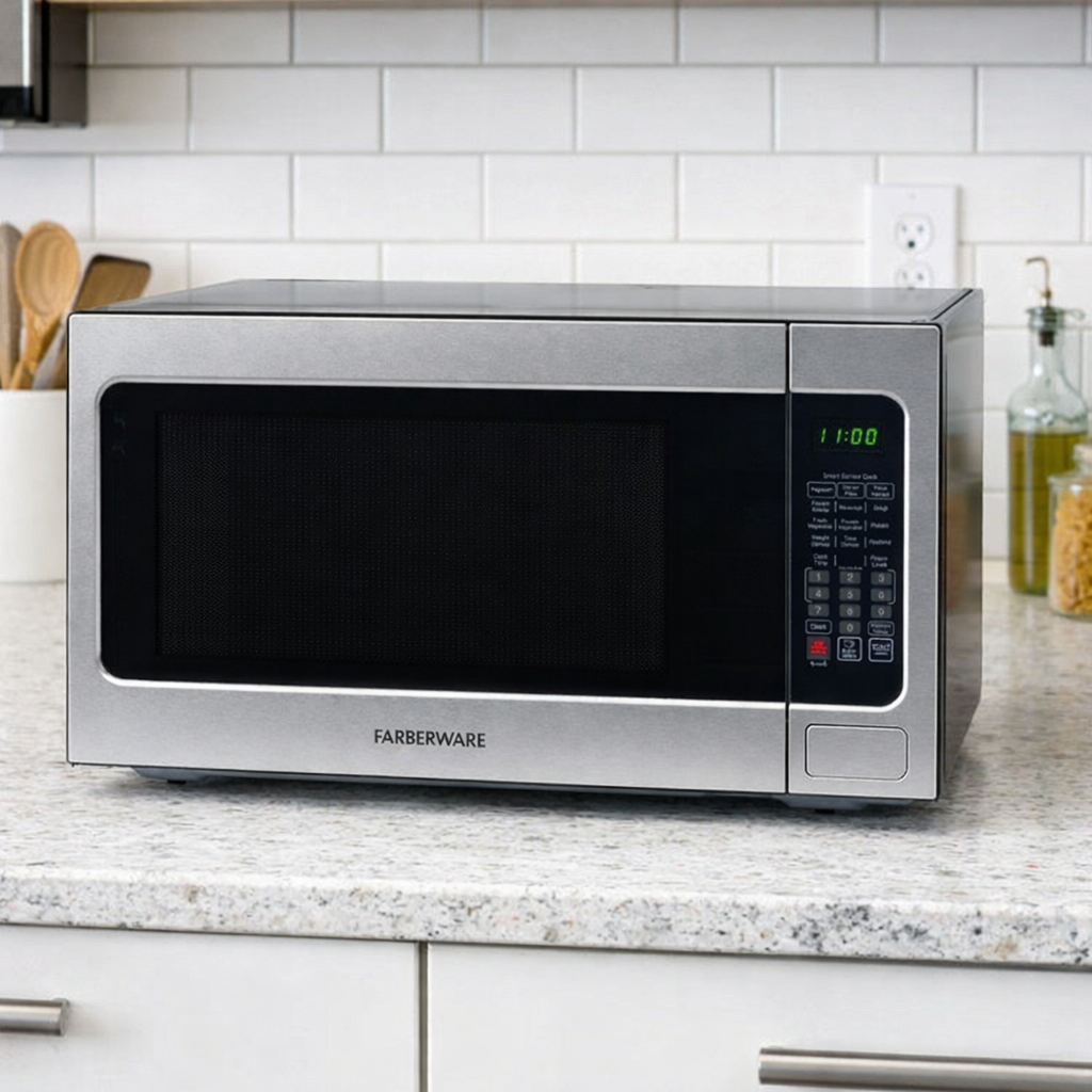 Farberware 2.2 Cubic Feet Professional & Smart Microwave Oven w/ Sensor Cooking