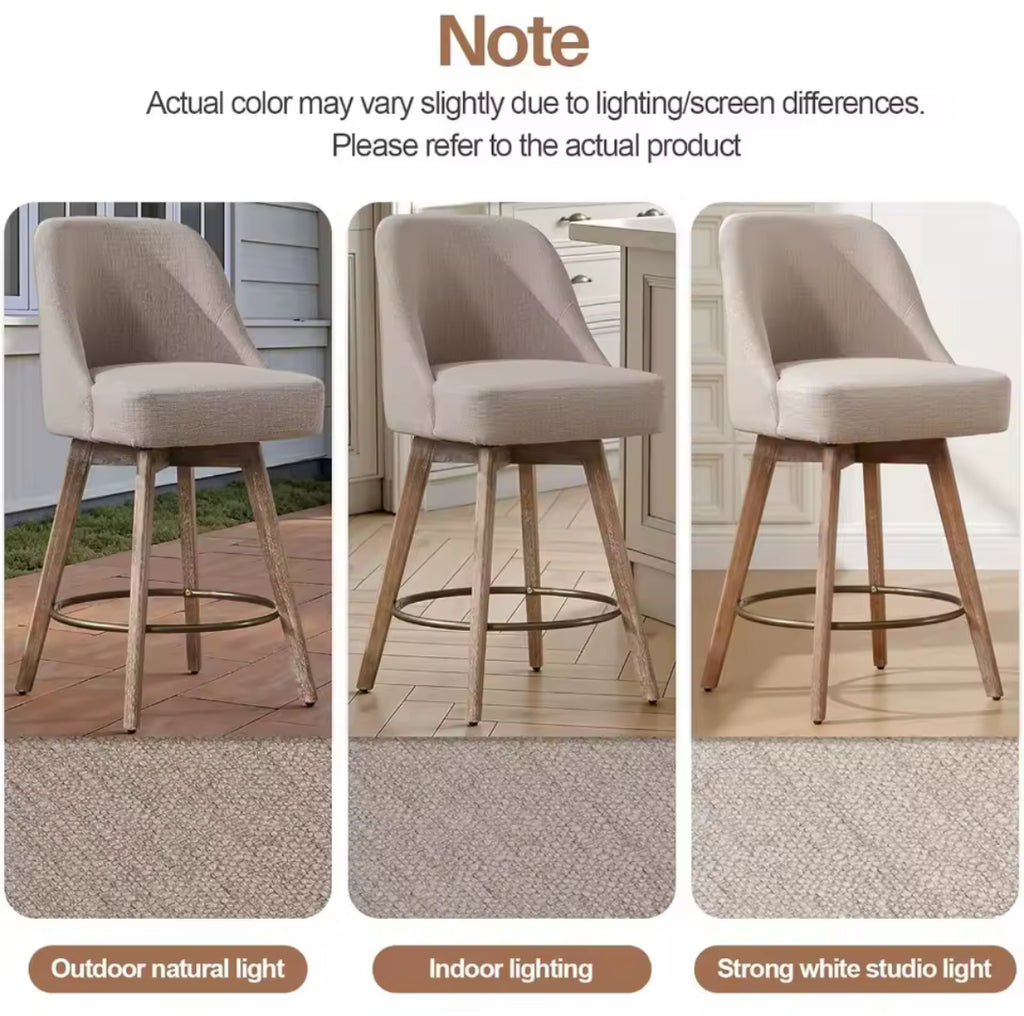 26" Swivel Counter Stools (Set of 2)