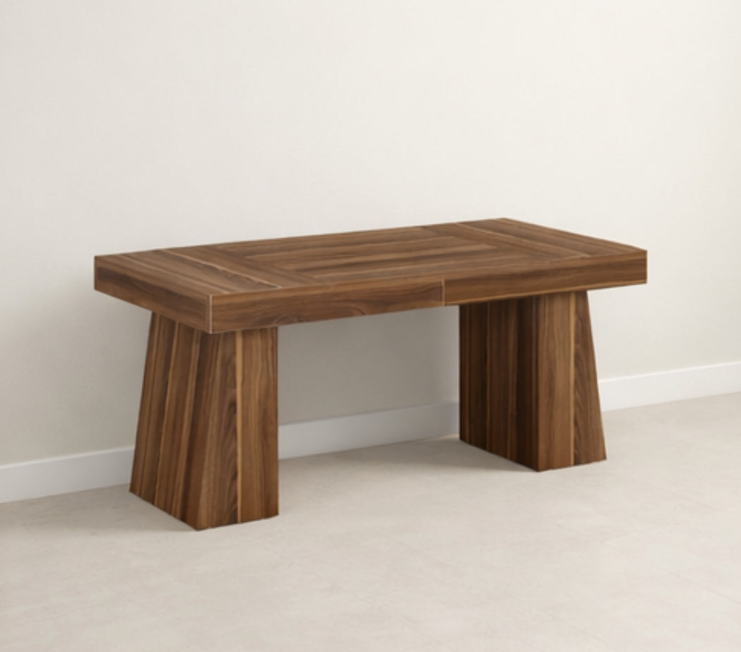 55” Executive Desk w/ Double Trapezoid Base