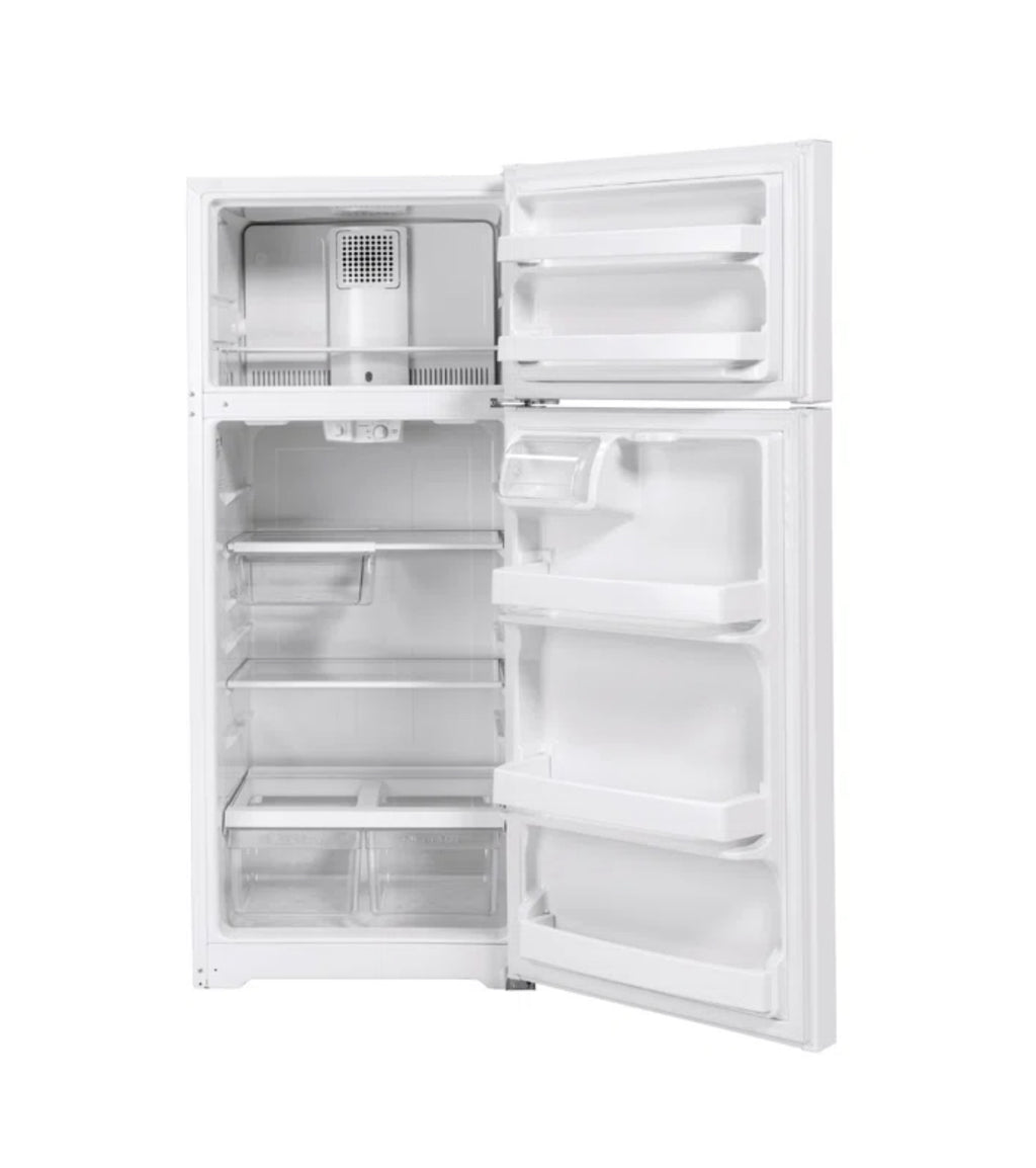 GE 28" 17.5 Cubic Feet Top Freezer Refrigerator