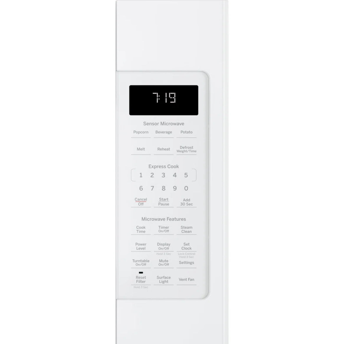 GE 30" 1.9 Cubic Feet Over-the-Range Microwave w/ Sensor Cooking