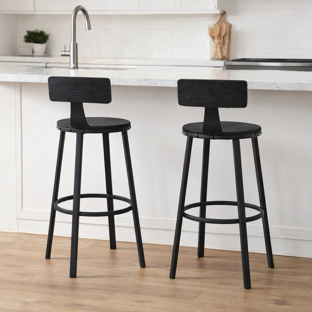 Industrial Bar Stool (Set of 2)