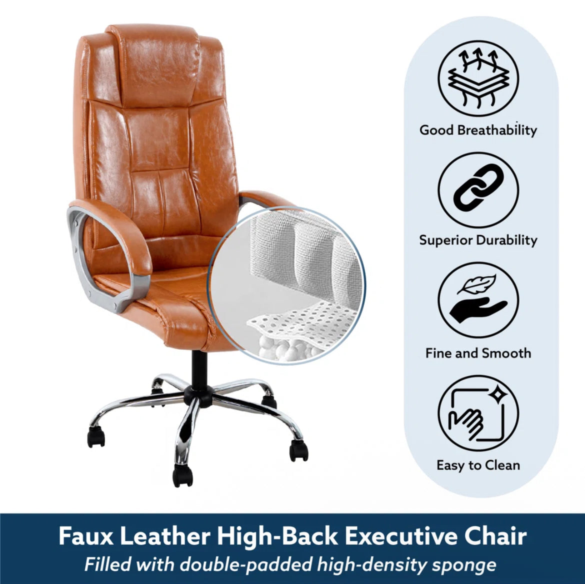 Office Chair w/ Backrest Stools