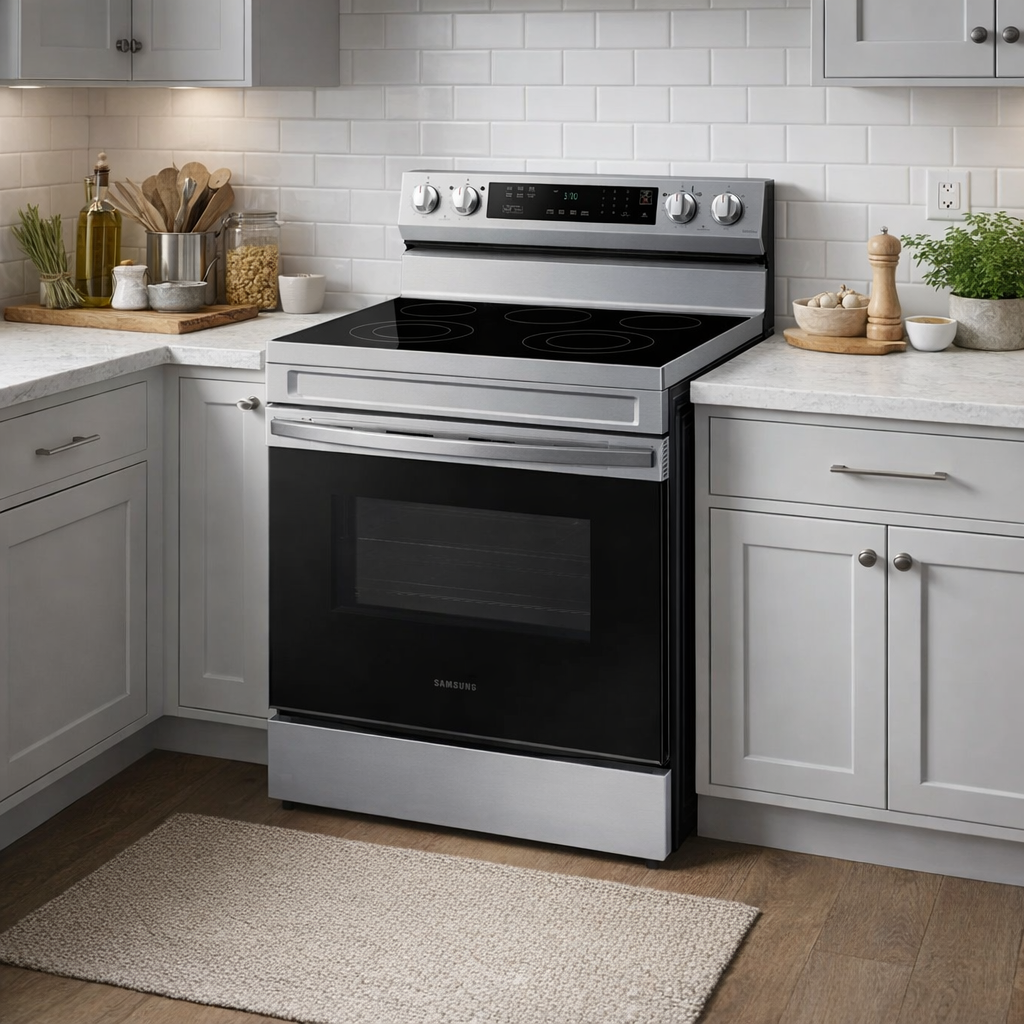 Samsung 6.3 Cubic Feet Smart Electric Stove