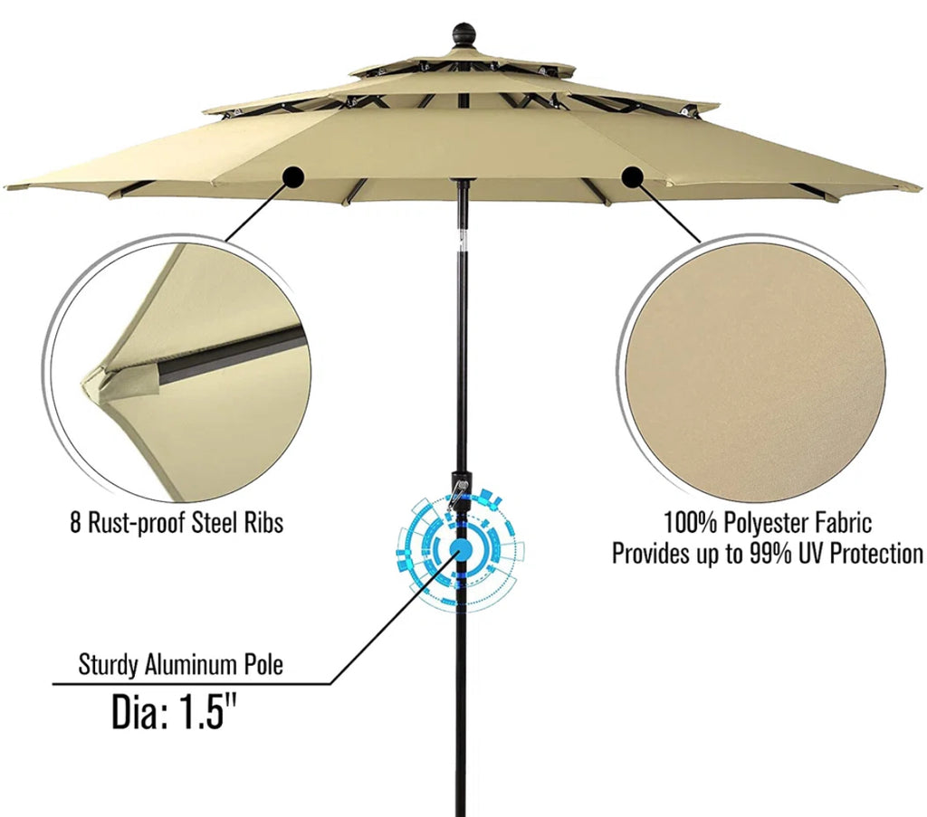 Metal Square Table Set for Patio