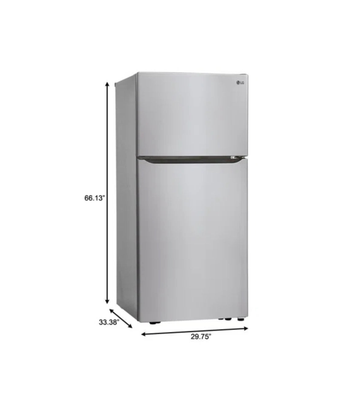 LG 20 Cubic Feet Top Freezer Refrigerator