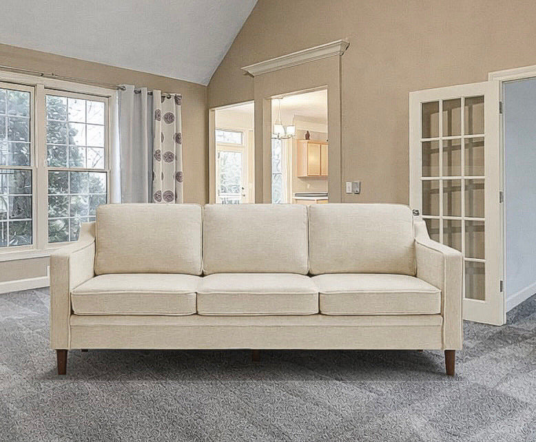 3-Seat Upholstered Sofa