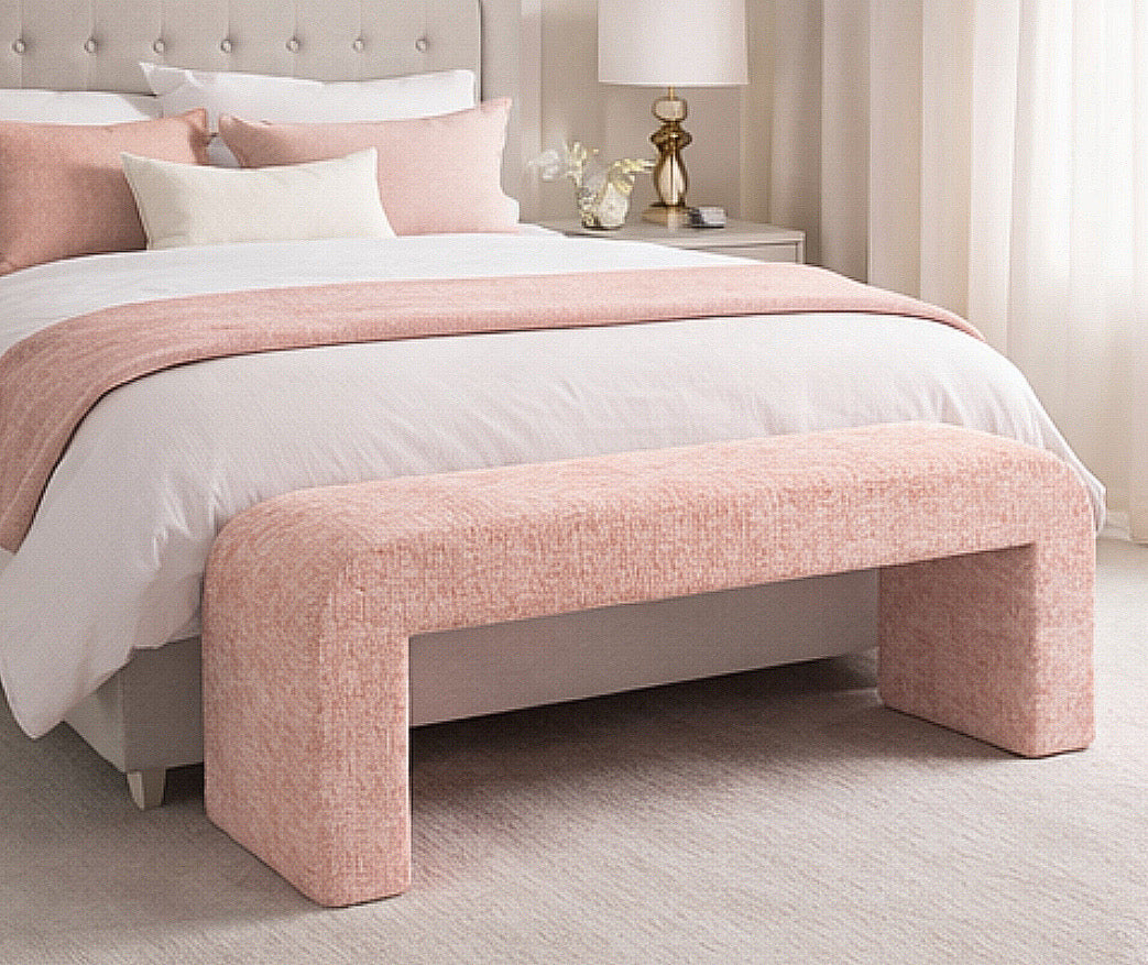 U-Shaped Upholstered Bench