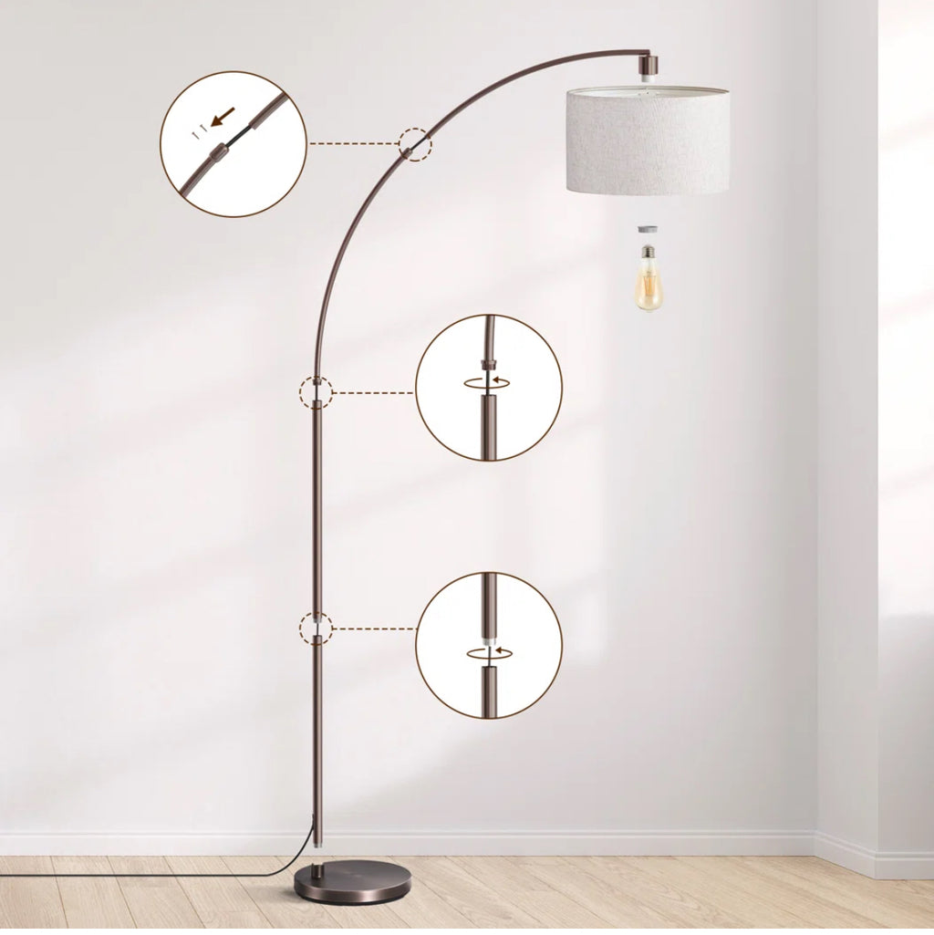 78.4" Arched Floor Lamp