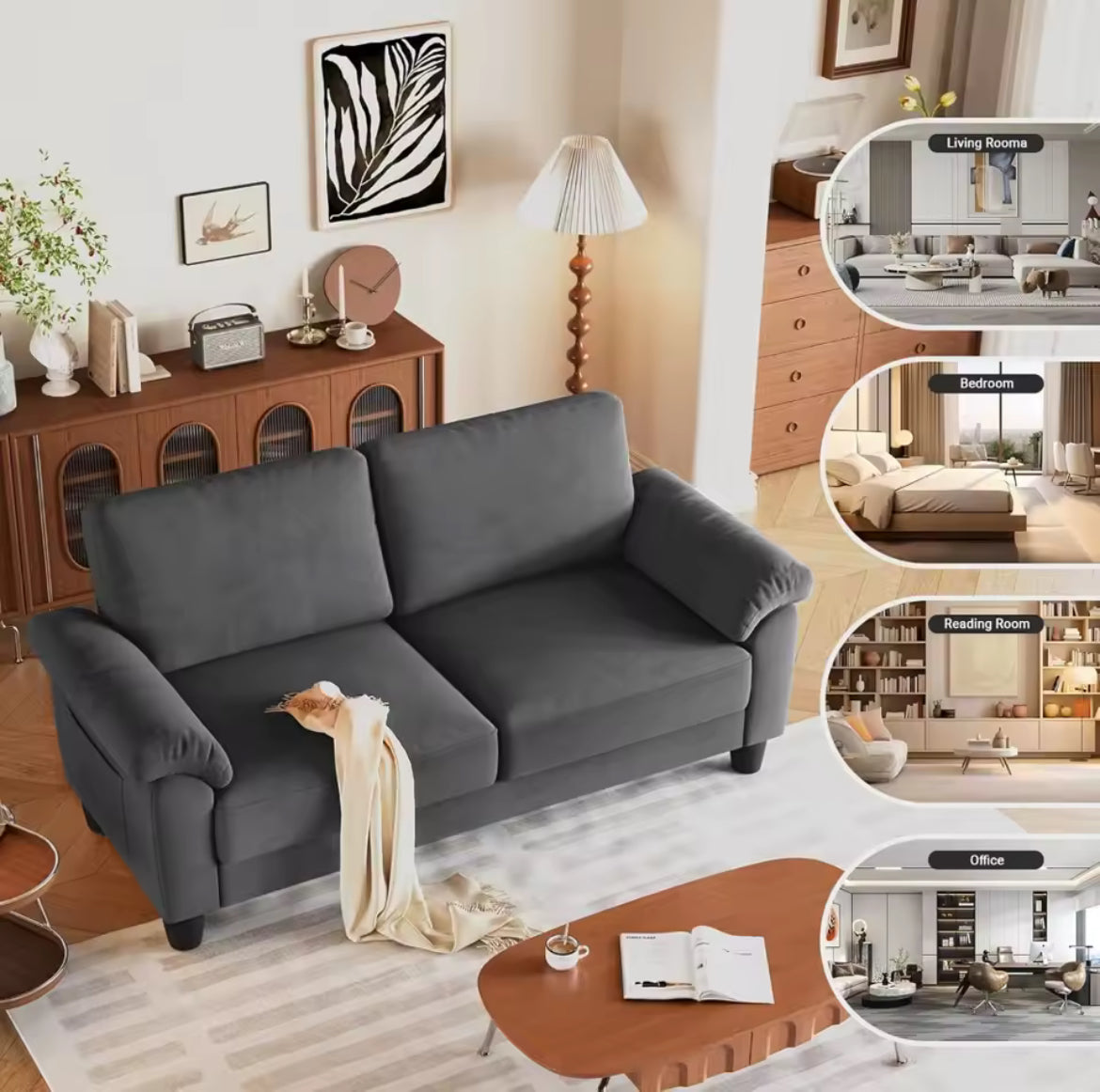 Comfy Plush Sofa