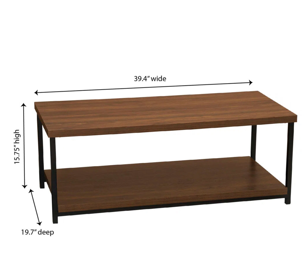 Industrial Wood Coffee Table