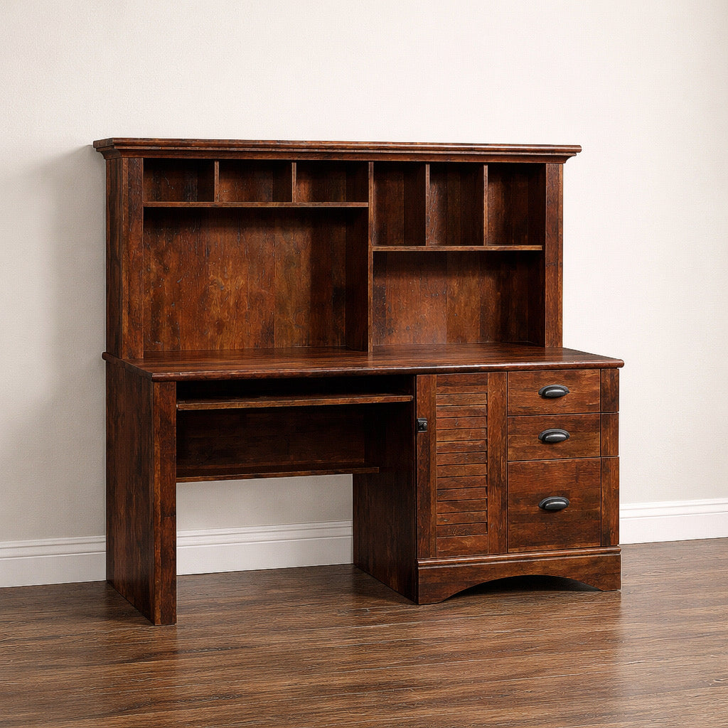 62” Computer Desk w/ Storage