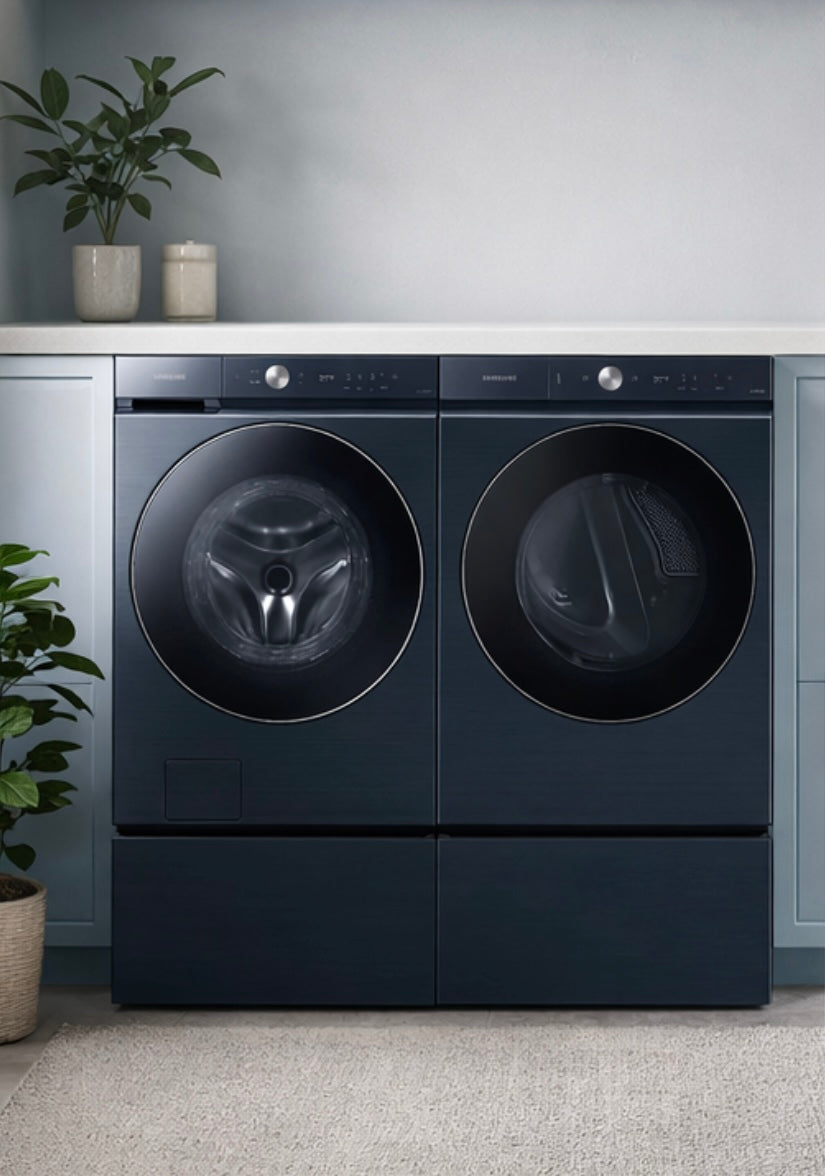 Samsung Front Load Washer & Dryer w/ Super Speed Dry