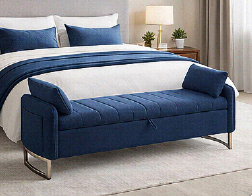 66" King-Size Storage Bench