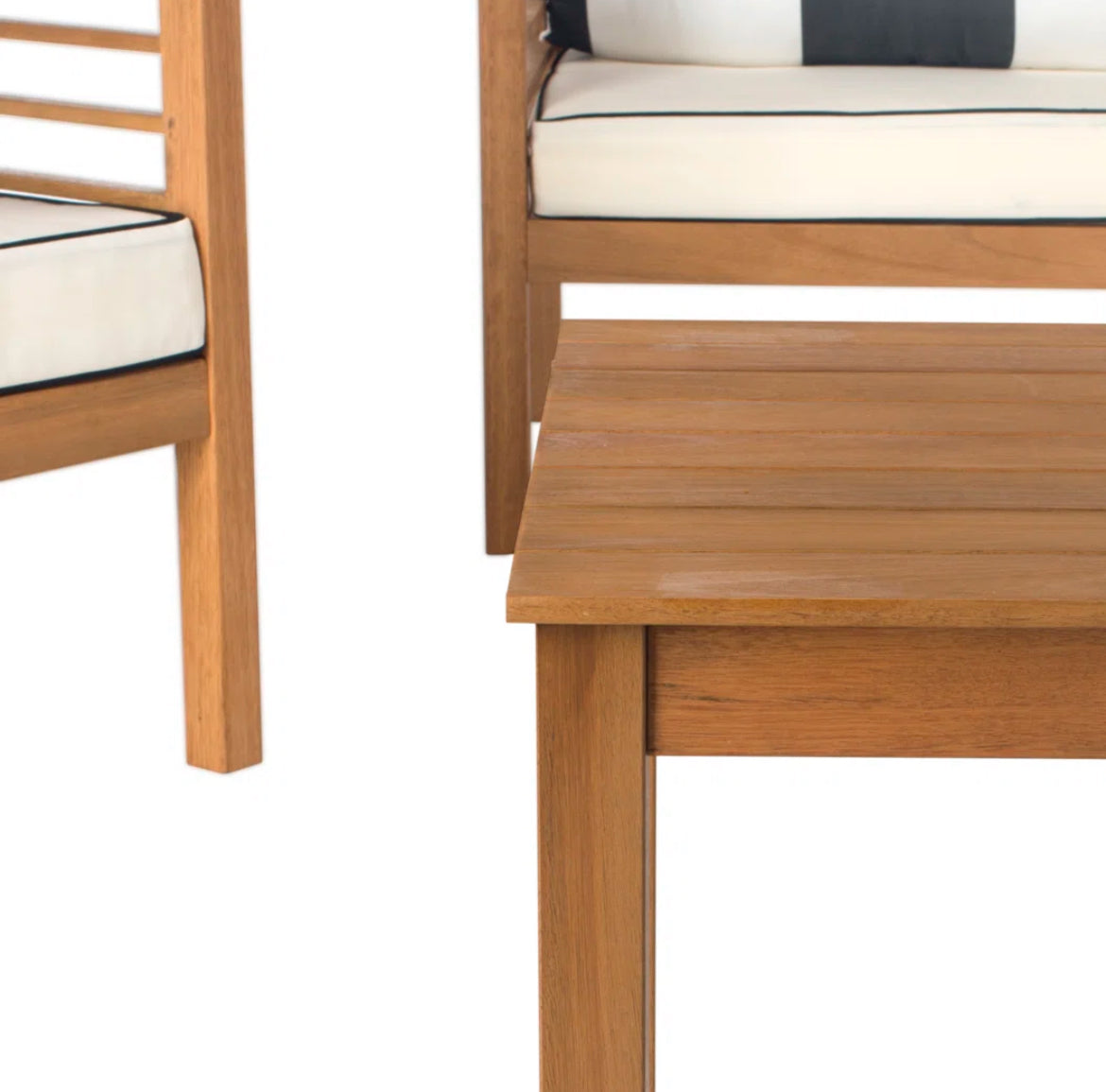 4-Person Patio Conversation Set w/ Cushions