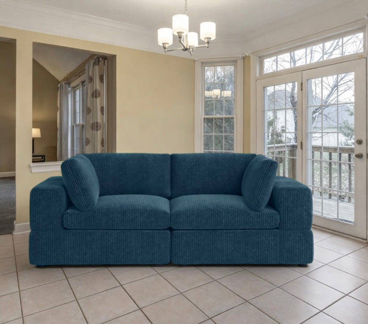 Corduroy Loveseat