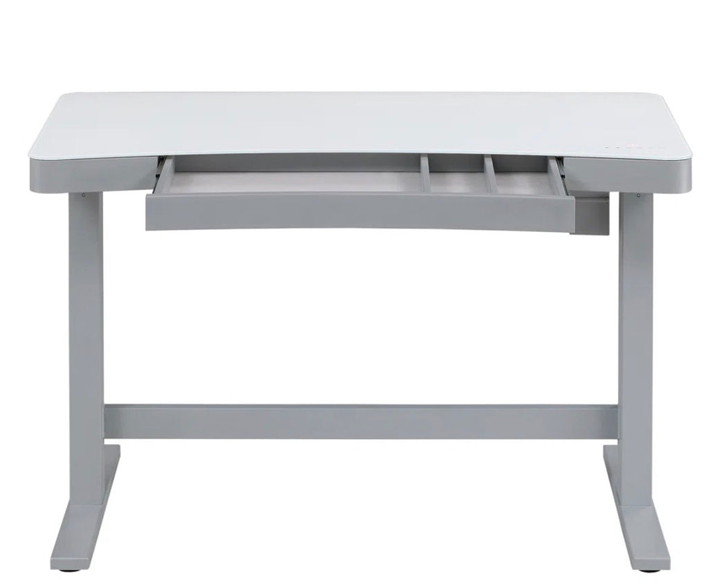 Adjustable Glass Top Standing Desk