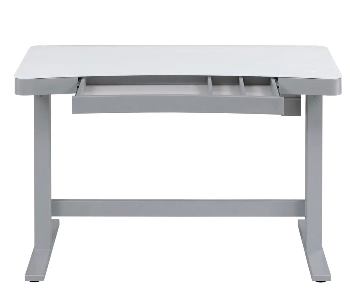 Adjustable Glass Top Standing Desk