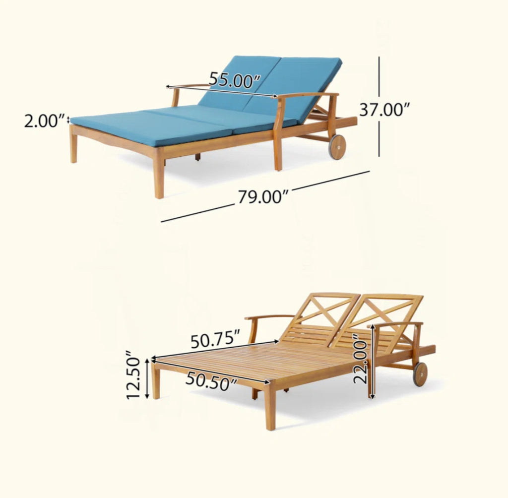 Reclining Double Chaise