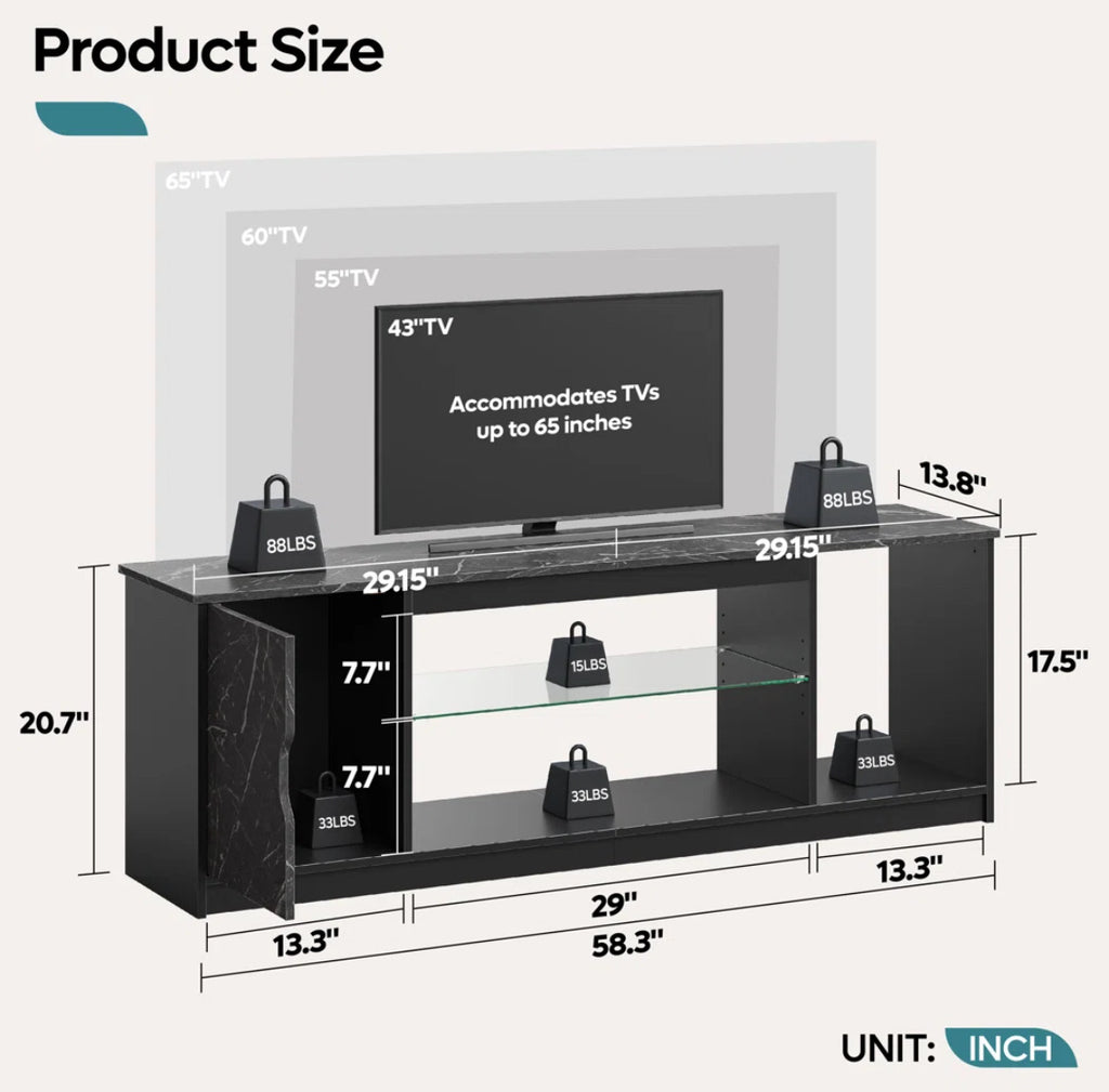 Marble TV Stand