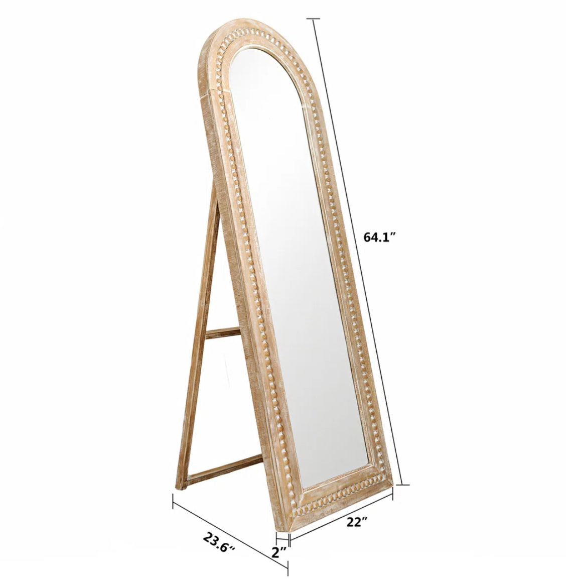 Wooden Full Length Mirror