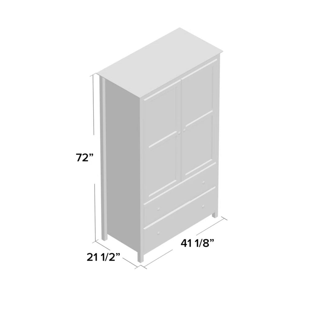 Solid Wood Armoire